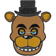 Matriz de Bordado cara freddy fnaf